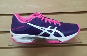 Asics Gel-Solution Speed 3 Women's Tennis Shoes - New - Purple/Pink - Size 7