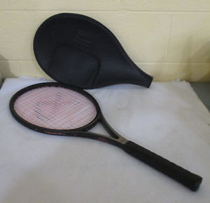 Used Pink Black Yamaha XSL tennis racquet  4 1/4 with Case 97L Highest Grade