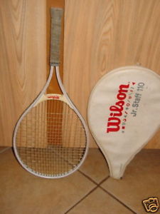Vtg WILSON LARGEHEAD Tennis Racquet Jr Staff 110 Racket