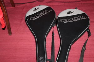 CRANE MICRO-CARBON TENNIS RACKET SL3 4 3/8 SL LOT OF 2