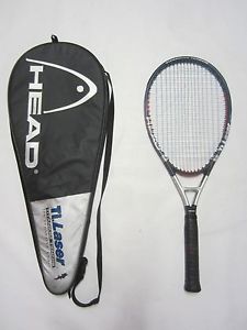 HEAD Ti.LASER TITANIUM MID PLUS TENNIS RACQUET XTRA LONG + CASE 4+1/2" GRIP
