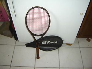 vtg Original WILSON Graphite Force Tennis Racquet 95 midsize Racket 4 1/4 +cover