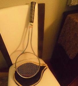 New JOHNNY WALKER Tmprd Steel Tennis Racquet W/ Cvr Taiwan 4 5/8 Grip in Plastic