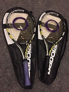 2016 Babolat AeroPro Drive GT Tennis Racquets (2) - 4 1/2 - Luxilon 4G Strung