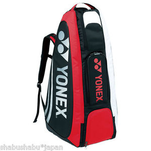 NEW YONEX BAG1619 Stand Bag Red can be stored 2 tennis rackets FREE SHIPPING
