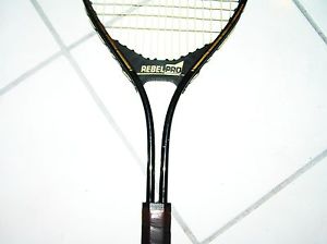 Spalding Rebel Pro Tennis RACKET 95 Midsize Bow Vtg Rare Retro RACQUET 4 3/8 Gr