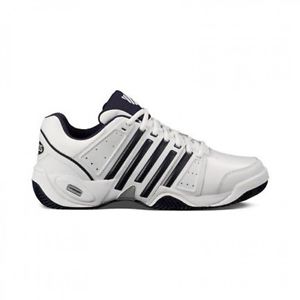 K-Swiss Lograr II LITROS wht/marino Zapatillas De Tenis De Hombres NUEVO