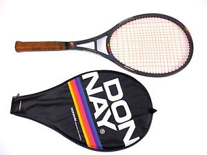 Vintage Tennis Racquet Donnay Boron Graphite Comp Oversize 4 3/8" Grip w/ Case!