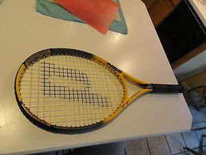 Prince TT scream tennis racket. yellow/black