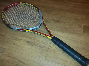 Volki Tour 8 Mid Plus Red/Yellow/Silver Tennis Racket/Racquet 4 1/2''