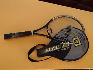 WILSON MACH3 W/ POWER SLOTS MACH 3  GRAPHITE TITANIUM TENNIS RACQUET 4 1/2"