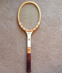 Vintage Wilson Jack Kramer Autograph Wooden Tennis Racket