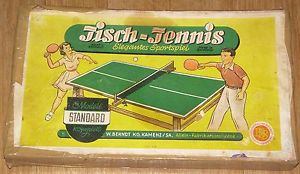 Vintage old DDR Tisch-Tennis pingpong