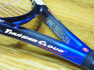 NEW STRINGS Prince Triple Threat Thunder Cloud Ti OS 110 800pl Racket 4 1/4" TT