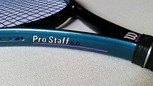 Wilson Pro Staff 6.0 Tennis Racquet, 110 sq. in. NICE