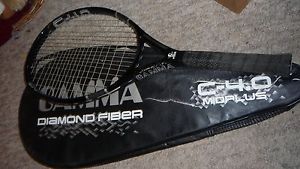 GAMMA C 4.0  diamond fiber sst Tennis Racquet 4 1/2 grip Oversized