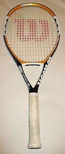 Wilson N Focus NFocus Hybrid Tennis Racquet Oversize 110 Sq In 4 1/2" Grip NICE!