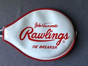 Vintage Rawlings John Newcombe 'Tie Breaker' Aluminum Tennis Racket with Cover