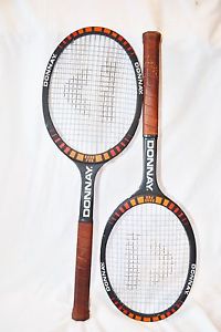 Vintage Bjorn Borg Donnay Pro Tennis Rackets Light / Medium 5 set of 2