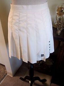 Jamie Sadock women's tennis skirt light yellow nylon size 4