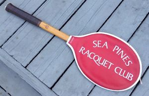 Vintage BANCROFT  Wood "Super Winner" TENNIS RACKET w/ Case USA  Reg. 54332