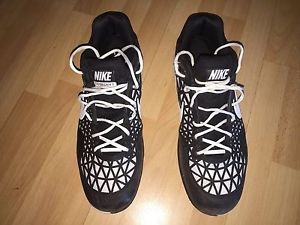 Men's Nike Zoom Cage 2, Size 10.5, Black/White Tennis Shoe 705247 010