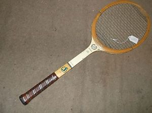 vintage spaulding J. R. turnament tennis racket of belgium