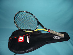 Wilson BLX Pro Tour 96 headsize 4 1/2 grip Tennis Racquet  & Hyper Hammer bag