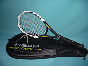 Head Intelligence i.S2 Mid Plus Tennis Racquet Racket 4 3/8" -3 & carrying bag