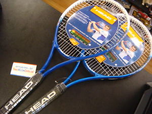NEW 2 / HEAD TI. CONQUEST ADULT ALUMINUM RACQUETS 108 INCH OVERSIZED HEAD