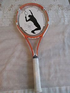 Hand Signed Twice Boris Becker Autograph  Legend Tennis Racquet Racket