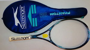 New other Slazenger Slazenger Phantom 95 Grip Size SL4 SL 4 1/2" Tennis Blue*