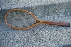 Scarce Antique Spalding Nassau No.6 Wood Tennis Racquet > Fresh Estate Find