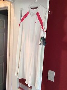Nike Girls Tennis Dress XL NWT/ White And Pink