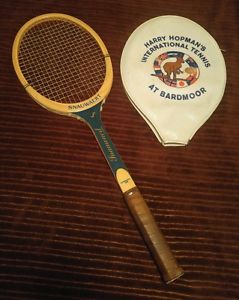 Vintage Snauwaert International Club Wood Tennis Racquet with cover!