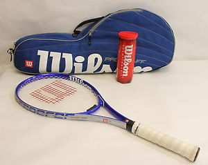 Wilson Federer Tennis Racket 4 3/8" - Bundle