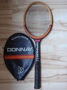 Vintage Donnay Allwood Bjorn Borg Tennis Raquet 4