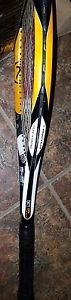 Wilson K Zen Team orange black white racket 3/8 3 Org $220 strung with new grip