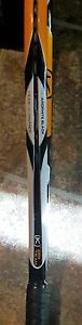Wilson K Zen Team orange black white racket 3/8 3 Org $220 strung with new grip