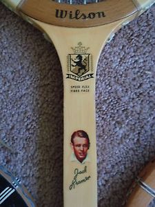 Vintage Lot 4 Wood TENNIS RACQUETS Racket Jack Kramer Autograph Stan Smith Davis