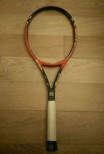 Wilson Hyper Pro Staff 6.1 95 sq inch Head 18 X 20 Tennis Racket 4 1/2 Unstrung