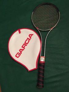 Vintage GARCIA X-15 Chromium-Plated Steel Racquet, Excellent, 1974