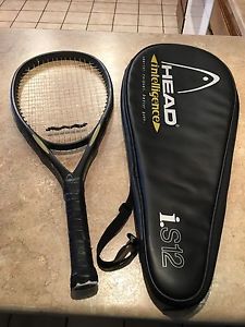 HEAD TENNIS RACQUET HEAD INTELLIGENCE I.S12 POWERFRAME 4 1/2 With Case
