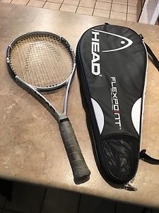 HEAD FXP FLEXPOINT 6 OS TENNIS RACQUET 4 1/2 WITH CARRY CASE
