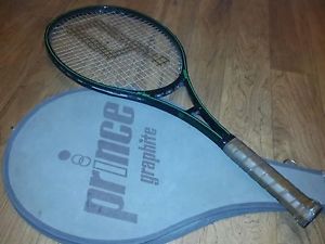 Prince Graphite Oversize Tennis Racket Racquet 4 1/4'' + CASE