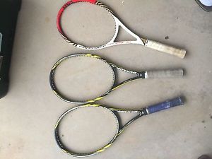 Wilson BLX pro staff six one 90, dunlop biomimetic tennis racquets