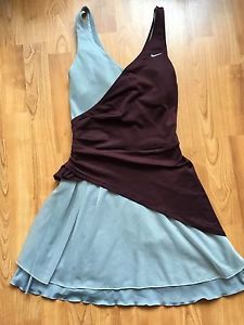 Nike Dri Fit Women's Gray Red Tennis Workout Dress Skirt XS Extra Small