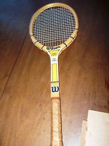 Wilson CHRIS EVERT MISS CHRIS WOOD Tennis Racket USA Rare Vtg Racquet 4 3/8 Nice