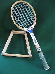 1970 Rare Vintage Wilson Chris Everet Court Star Tennis Racquet and Press
