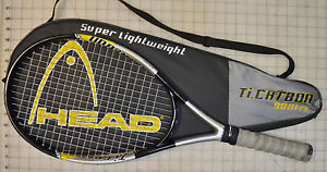 HEAD TI CARBON 9001PZ OS TENNIS  TITANIUM MESH RACQUET 4-3/8 grip